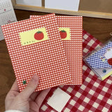 Popxstar Pink Notebook 96-100 Pages Cute Tomato Design Notebook Thick Journal No Bleed Paper for Writing School Office Supplies