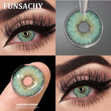 1 Pair Lucifer Series Color Contact Lenses for Eyes Natural Blue/Brown/Gray/Green Lens 14.5mm Big Eyes Contacts Yearly