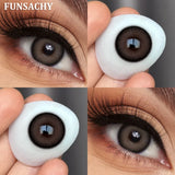 Popxstar  1 Pair Colored Contact Lenses for Eyes Green Beauty Pupils Brown Fashion Lenses High Quality Blue Eye Contacts Yearly