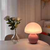 Popxstar  A pink/orange/red/white/beige USB socket decorative table lamp for room light decorative lamp, night light, desk light.