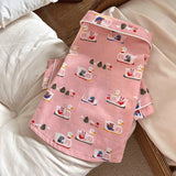 New Spring Summer Dog Shirt Pet Spring Summer Pet Shirt Dog Cat Clothes Schnauzer Bichon Pomiri Temperament Handsome Thin Pet Cl