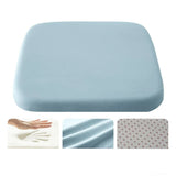 Popxstar 40x40cm Memory Foam Seat Cushion Memory Cotton Office Student Seat Cushion Hemorrhoid Cushion Prolonged Sitting God Tool JAF134