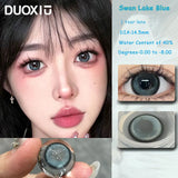 Popxstar  1Pair Color Contacts Lenses Myopic Prescription-0.00to-8.00 Gray Beauty Pupils Big Eyes Colored Makeup Lens Fast Delivery