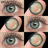 Popxstar 1 Pair Color Contact Lenses for Eyes Blue Pupils Brown Natural Lenses High Quality Green Color Eye Lens Cosmetic Colorcon