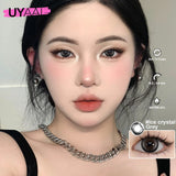 1 Pair Big Eye Color Lens Makeup Colorcon Brown Natural Color Eye Contacts Black Lenses y2k Korean Green Pupils