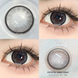 Popxstar 1 Pair Color Spectacle Lens Contact Lenses Beauty Natural Pupil Comestic Color Lens Eyes Myopia Lenses Eye Color Yearly