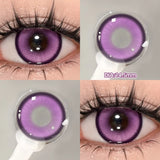 Popxstar 2PCS Halloween Myopia Contact Lenses Cosplay Colored Contact Lenses Prescription Lens Natural Pupils Eye Color Lenses