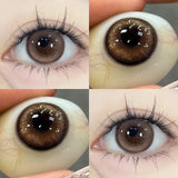 Popxstar  1Pair Myopia Contact Lenses for Eye Green Lenses Beauty Pupils Eye Prescription Fashion Lenses Blue Lenses Contact Yearly