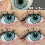 Popxstar Contacts Colored Lenses 2Pcs New Product Myopia Degree 0 to -8.00 Cosplay Series Soft Lens EyeBeauty Pupil