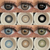 Color Contact Eye Color Lenses Makeup Natural Black Lens Cosmetics Blue Eyes Lenses Woman Makeup Brown Beauty Contacts