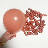 Popxstar  5/10/12/18inch Retro White Sand Balloon Pink Coffee Sage Green Ballon Birthday Party Decoration Baby Shower Globos Wedding Decor
