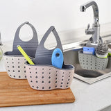 Popxstar  Kitchen Sink Holder Hanging Drain Basket Adjustable Soap Sponge Shelf Organizer Bathroom Faucet Holder Rack Kitchen Accessories