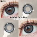 Popxstar  Fashion1 Pair  Color Contact Lenses High Quality Lenses Blue Myopia Lenses Makeup Gradient Lenses