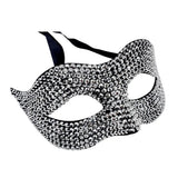 Shiny Acrylic Crystal Half Face Mask Luxury Design Full Jewelry Design Masquerade Mask Sexy Rhinestone Manual Masquerade