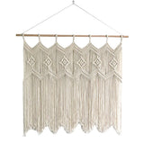 Popxstar  Nordic Style Hand-Woven Tapestry Door Curtain Bohemian Decorative Tassel Wall Hanging B&B Hotel Decorative Curtain Door Hanging