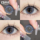 1pair New Colored Pupils for Eyes Fashion Brown Eyes Lenses Blue Contacts Green Lenses Yearly Grey Lenses Natural Lenses