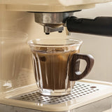 Popxstar  Glass Coffee Cup Set with Coaster, Milk Cup, Tea Cup, Latte Cup, for Cafes, Home Use, Restaurants, Coffee Bar Accessories