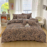 Popxstar  Strawberry Bedding Set, Pink Kawaii Strawberry Duvet Cover Soft Reversible Comoforter Cover with 2 Pillowcases for Women Girls