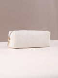 Popxstar  1pc Pencil Case Solid Color Pencil Case school supplies Large Capacity Pencil Case Stationery Bag Pencil Case School Pencil Case