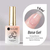 popxstar UR SUGAR 15ml Jelly Milky White Translucent Color Gel Polish Semi Permanent UV Gel Nail Art Soak Off Gel Varnish Latest Fashion