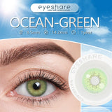 Natural Color Lens Eyes 2pcs Color Contact Lenses For Eye Blue Beauty Contact Lenses Eye Yearly Cosmetic Color Lens