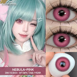 New Halloween Colored Contact Lenses Cosplay Pink EyesLense Anime Blue Purple Eyes Contact Green Eye Lens Fast Delivery