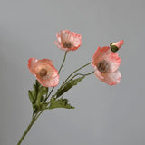 Popxstar spring decor Artificial Flowers Fake Poppy Silk Flowers Long Stem Housewarming Garden Table Wedding DIY Party Wedding Bridal Bouquet Decor