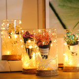 Popxstar cabin weekend inspo 1M 2M 3M 5M LED Fairy Light Mini Christmas Light Copper Wire String Light Night lamp  Waterproof for Wedding Xmas Garland Party