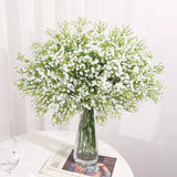 3pcs Babysbreath Artificial Flowers , Outdoor Garden And Courtyard Decorations, Wedding Holding Flowers