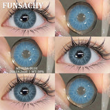 Popxstar  1Pair New Brown Contact Lenses Beauty Fashion Pupils Eye Color Lenses Colored Contact Eye Lenses Yearly Cosmetic Pupils