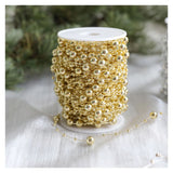 Popxstar 10/30m Decoration Bead String Garland Artificial Plastic Beads Trim Garland Decor For Party Wedding New Year Eid Mubarak 2025