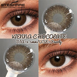 Colored Contact Lenses for Eyes 1Pair Natural Gray Contacts Blue Eye Makeup Lens Brown Eyes Contact Yearly Green Lenses