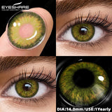 1 Pair Natural Gray Beauty Pupils Color Contact Lenses Yearly Soft Brown Eye Lenses Cosmetic Blue Green Eye Contacts
