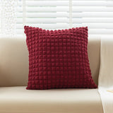 18x18in Solid Nordic Cushion Cover Texture Sensation Throw Pillow Cover For Living Room Bedroom Sofa Office Waist Pillow Case