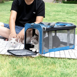 Pet Carrier for Large and Medium Cats Soft-Sided Pet Carrier for Big Medium Cats and Puppy Dog Carriers Cat Carriers