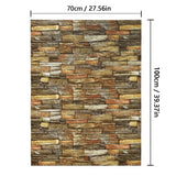 Popxstar 70cmx1m/2m/3m/5m/10m Wallpaper Brick 3D Wall Sticker Foam Self Adhesive DIY Living Room Decor Waterproof Paper