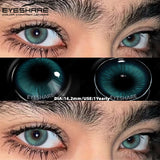 2pcs/Pair Natural Colored Contact Lenses Blue Gray Beauty Pupils Makeup Lenses Brown Eyes Contacts Yearly Soft Lenses