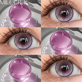 Hot Sale 1 Pair Colored Contact Lenses Natural with Prescription Green Lens Soft Brown Beauty Pupils Makeup Contacts