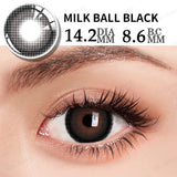 Popxstar  1 Pair Colorcon Colored Contact Lenses Myopia Lenses Dark Lenses Black Eye Lenses Fog Pearl Lens High Quality