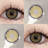 Popxstar NEW Choco Series Colored Contact Lenses Cosmetic Black Lenses Gray Contacts Lenses Women Makeup Colored Pupils Blue lenses