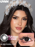 Color Contact Eye Color lenses Natural Pupils Green Lens Makeup Big Eyes Black Pupils Gray Lenses Colorcon Water Light