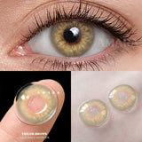 Popxstar  2pcs/Pair Color Contact Lenses Eyes nature Lenses for Eyes Blue Lenses with care lense Yearly Cosmetics Russian warehouse