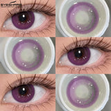 Popxstar  Purple Anime Cosplay Contact Lenses for Eyes Halloween Lenses Anime Accessories Lenses Role playing contact lenses