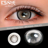 2pcs Contact Lenses Colored Contact Lenses With Diopter Natural Pink Blue Purple Large Pupils Lenses Fast Shipping