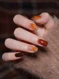 12ML Maillard Tortoise Shell Gelly Amber Gel Nail Polish Brown Nails Black Nails New Year Nails Nail Supplies