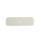 Popxstar Silicone Faucet Mat Large Sink Splash Pad Countertop Protector Bathroom Water Ripples Faucet Water Catcher Mat