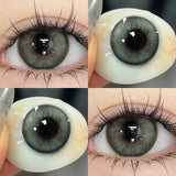 Popxstar  1Pair Myopia Contact Lenses for Eye Green Lenses Beauty Pupils Eye Prescription Fashion Lenses Blue Lenses Contact Yearly