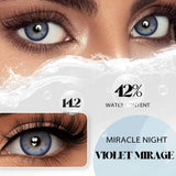 Popxstar Color Contact Lenses with Myopia 0--6.00 Colored Pupils for Natural Effect Eyes Fashion Women Lenses