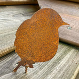 Popxstar 4 Pcs/set Rusty Metal Bird Ornament Iron Crafts Birds Shaped Art Silhouette Sculpture Home Decor Outdoor Garden Fence Decoration