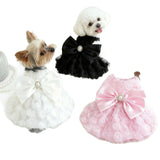 Pet Spring Wedding Dress Dress Cute Pet Cat Dog Teddy Vest Coat Puppy Clothes Dog Dresses for Small Dogs